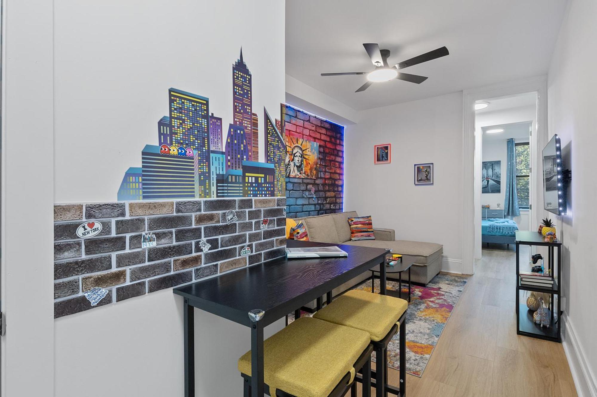 Апартаменты Funky & Colorful Urban Getaway, 20 Minutes To Nyc Хобокен Экстерьер фото